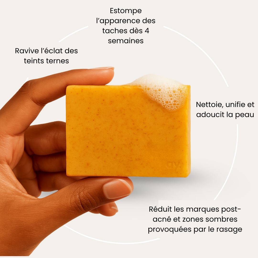 Glow Bar Ayanat – Curcuma, Citron & Acide kojique